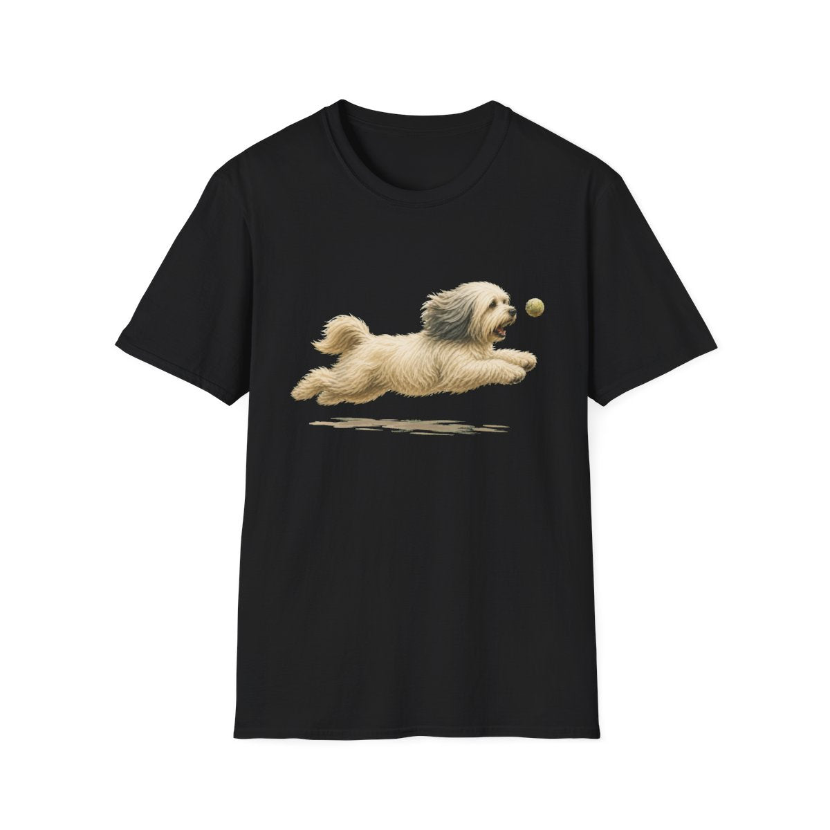 Nothing Gets Past My Tibetan Terrier Tee - Black