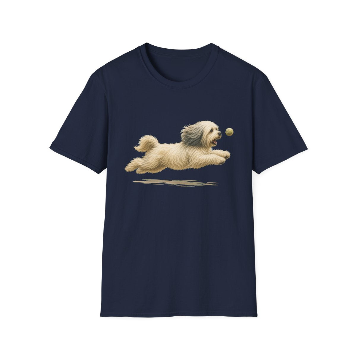 Nothing Gets Past My Tibetan Terrier Tee - Navy
