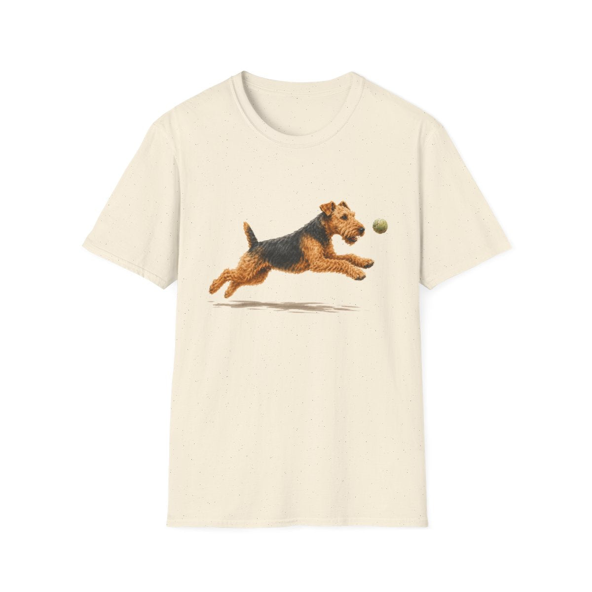 Nothing Gets Past My Welsh Terrier Tee - Natural