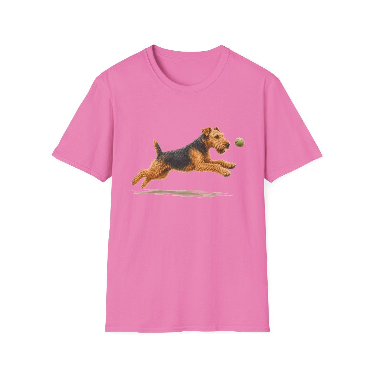 Nothing Gets Past My Welsh Terrier Tee - Azalea
