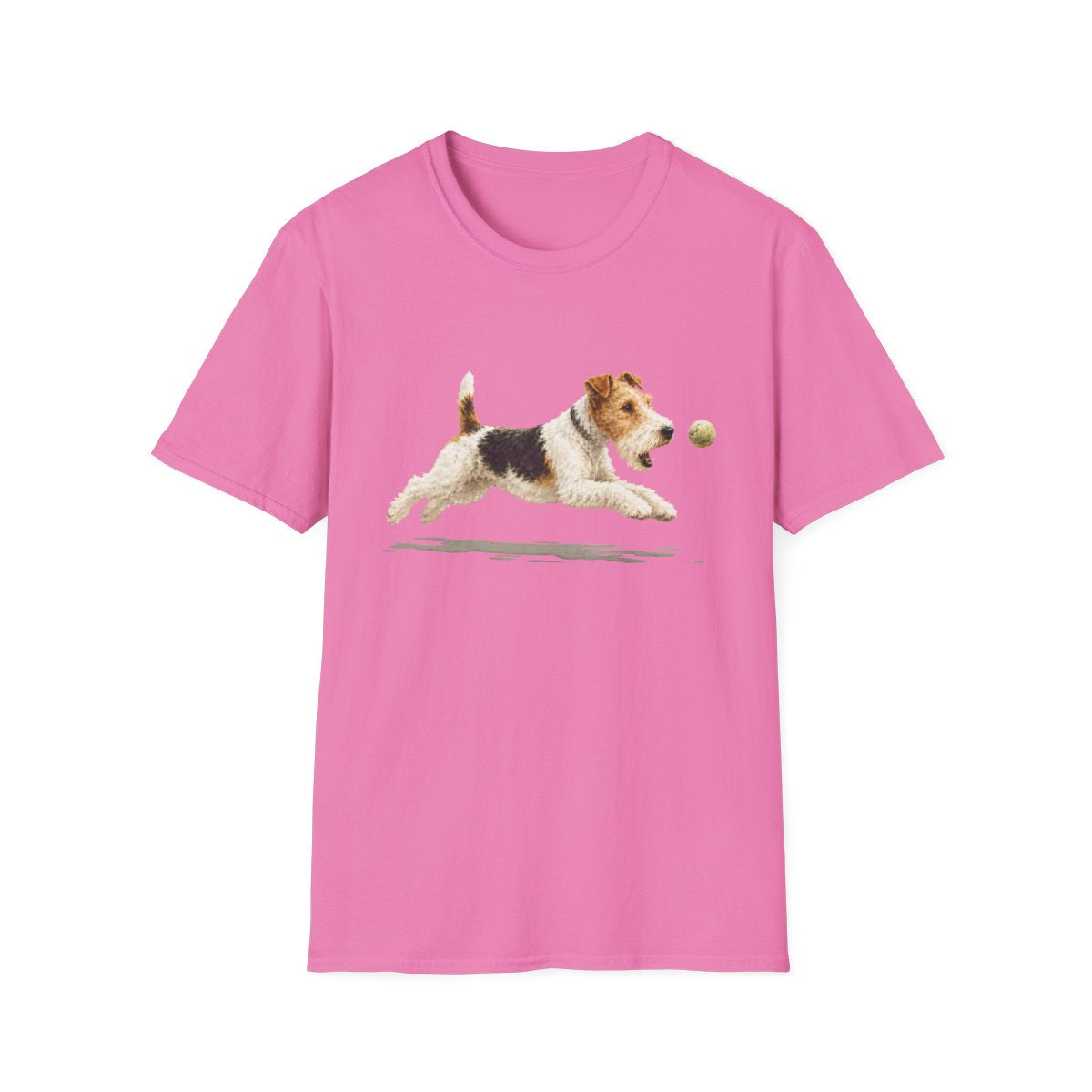 Nothing Gets Past My Wire Fox Terrier Tee - Azalea