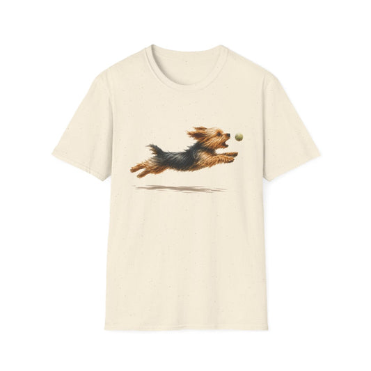 Nothing Gets Past My Yorkie Tee - Natural