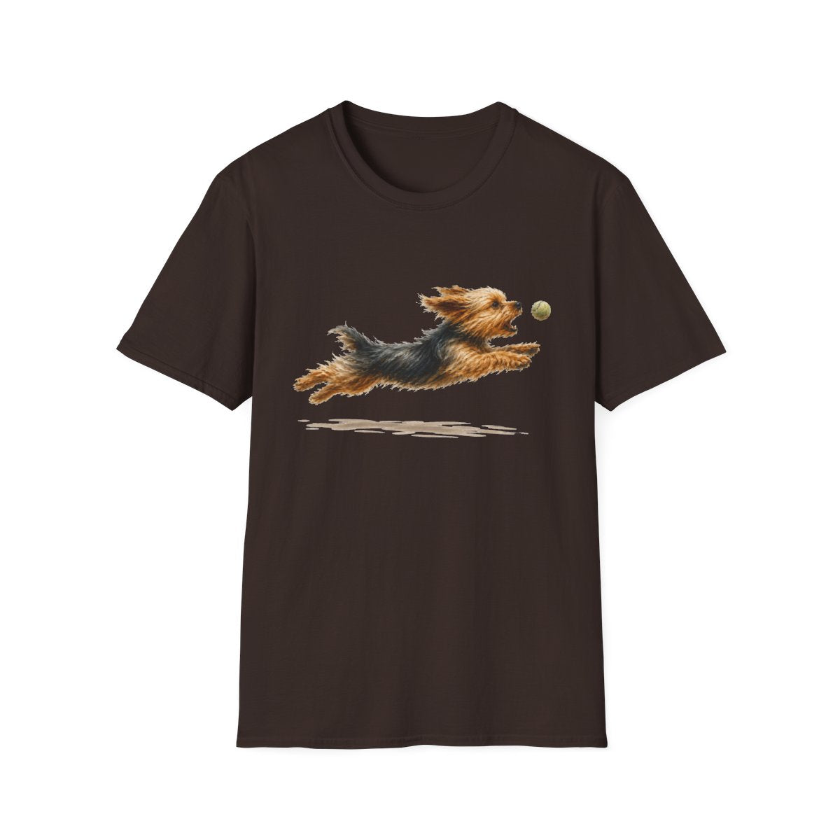Nothing Gets Past My Yorkie Tee - Dark Chocolate