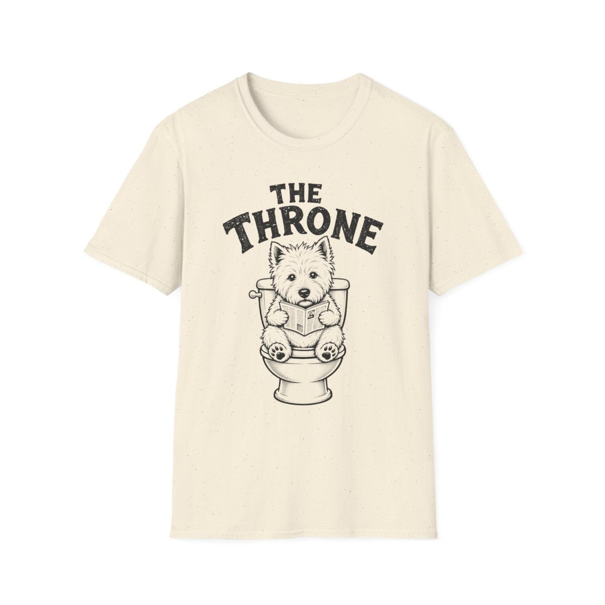 On The Throne Westie Tee - Natural