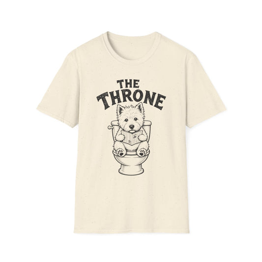 On The Throne Westie Tee - Natural