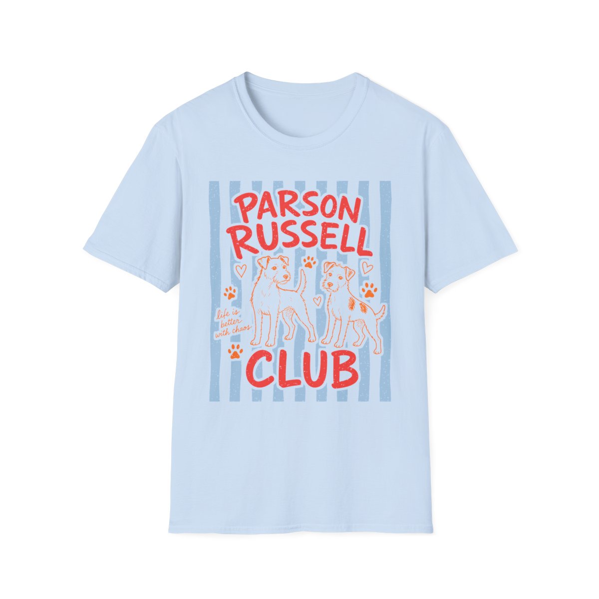 Parson Russell Club Tee - Light Blue