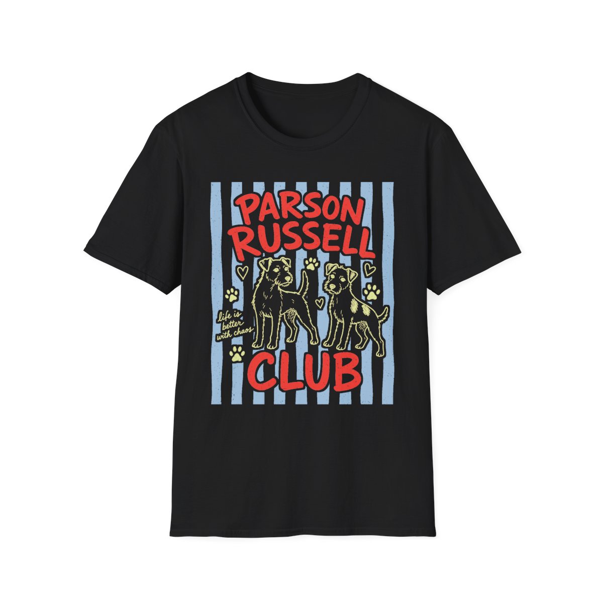 Parson Russell Club Tee - Black