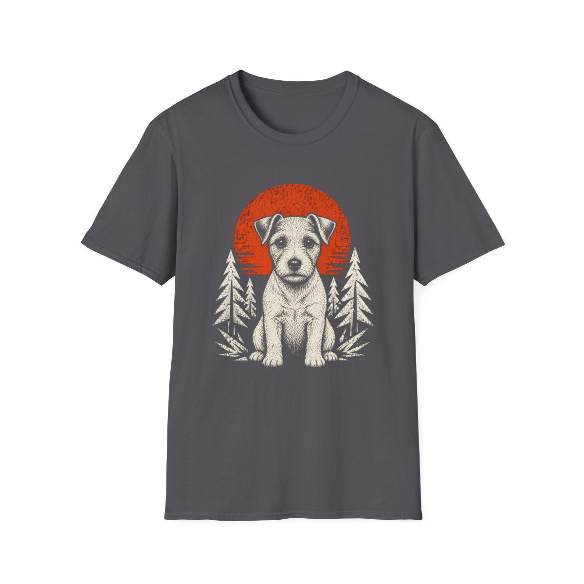 Parson Russell Terrier Adventure Club Tee - Charcoal