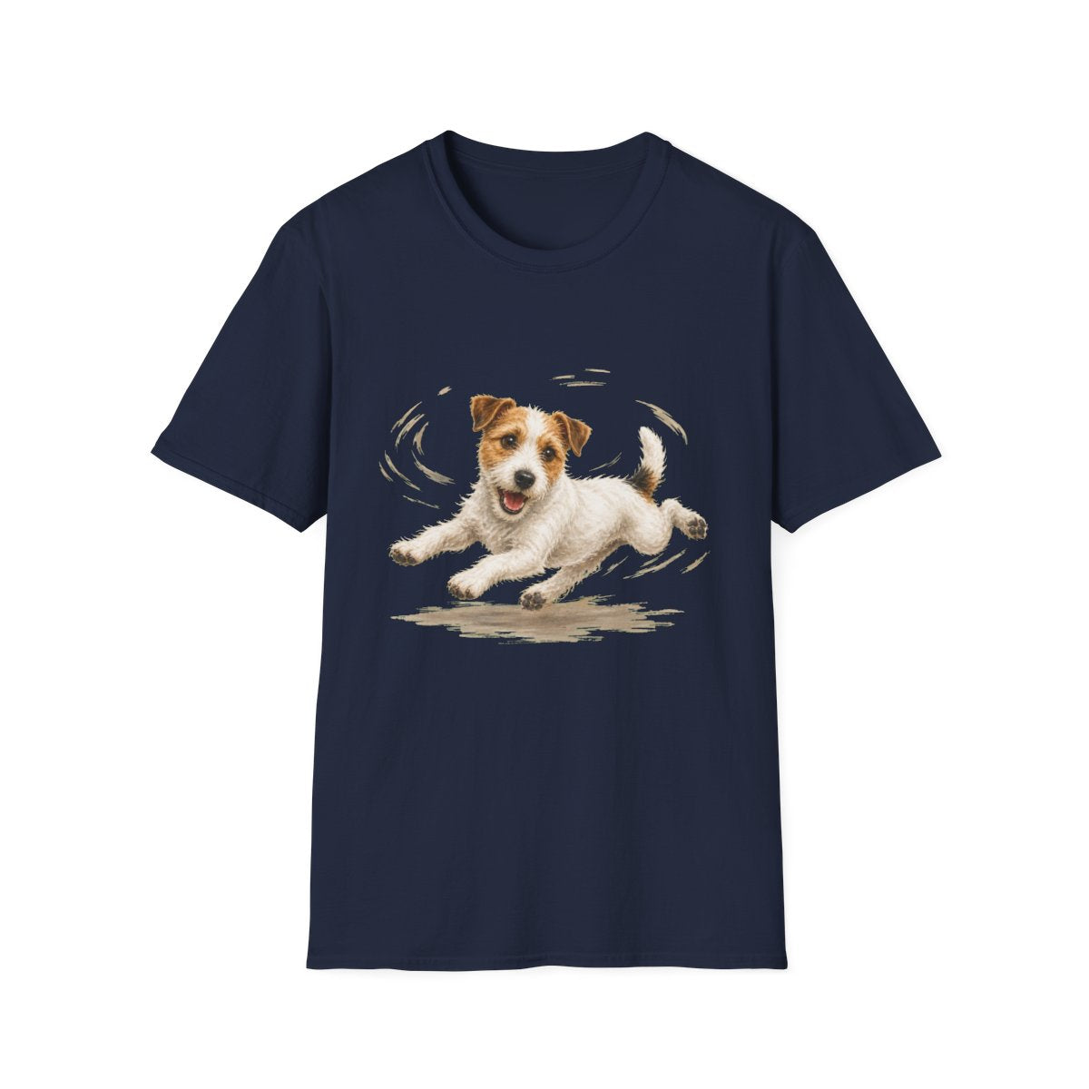 Parson Russell Terrier Certified Zoomies Champion Tee - Navy