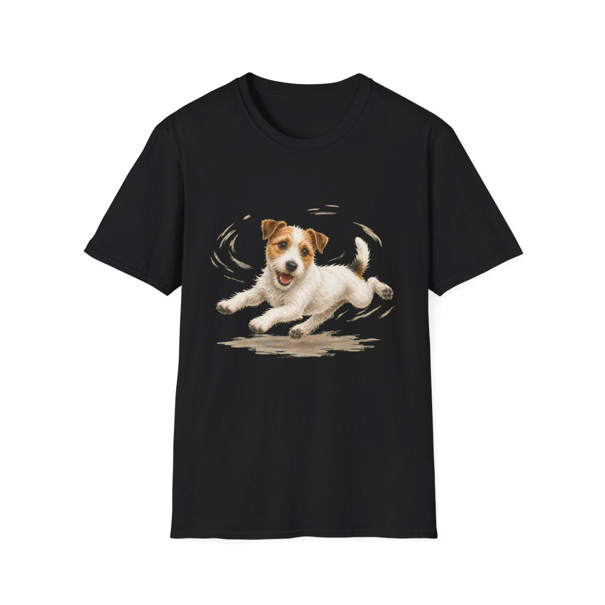 Parson Russell Terrier Certified Zoomies Champion Tee - Black