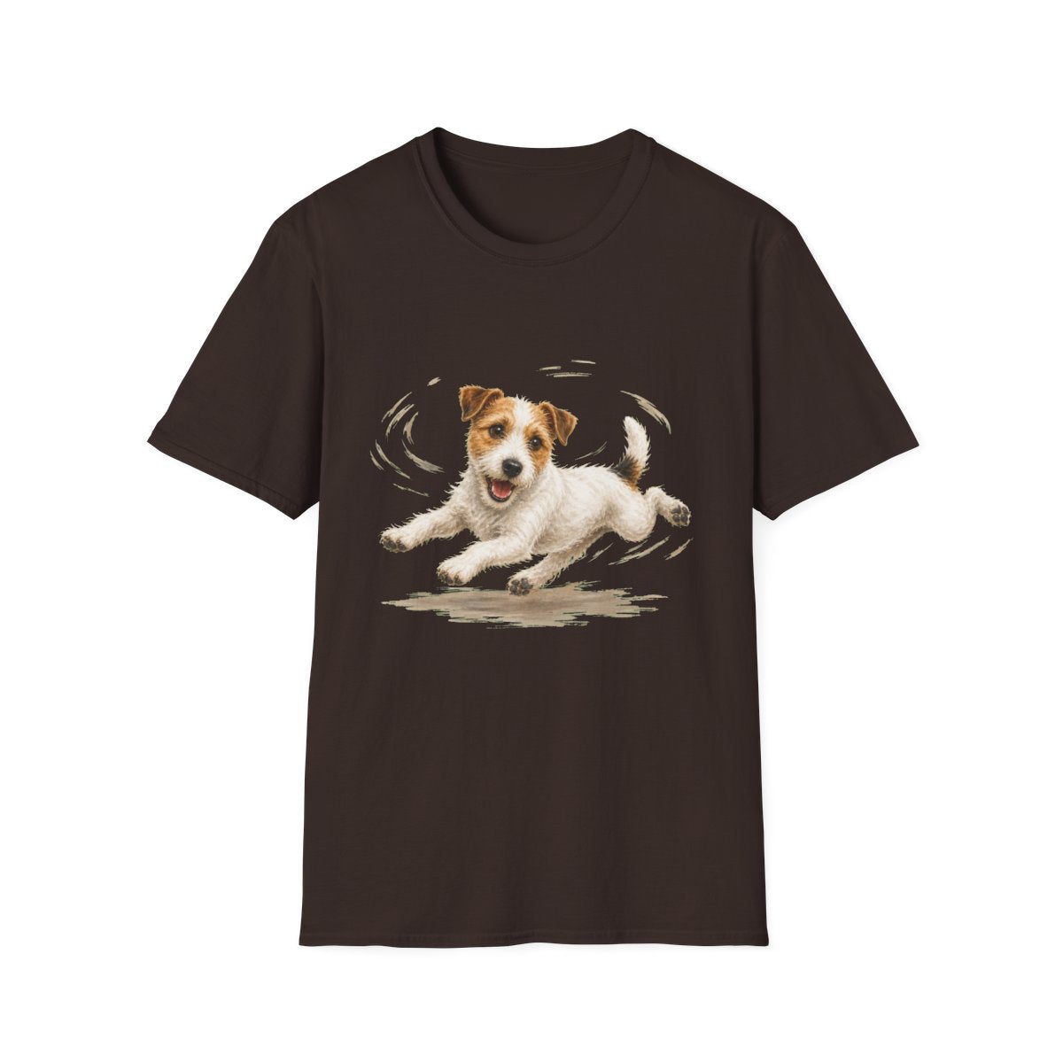 Parson Russell Terrier Certified Zoomies Champion Tee - Dark Chocolate