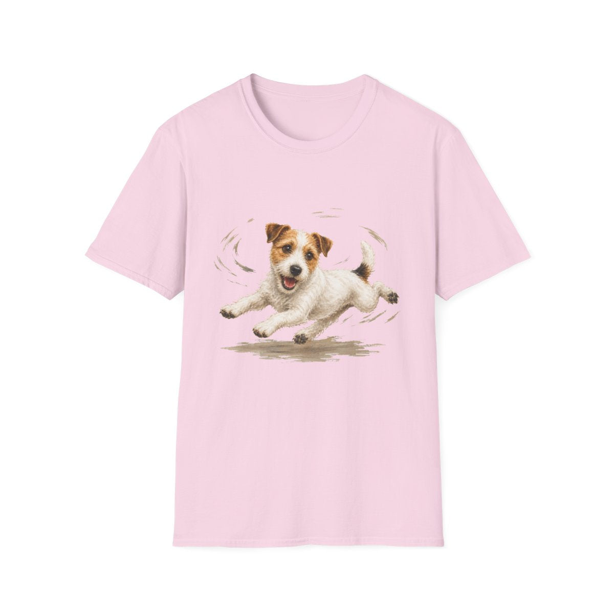 Parson Russell Terrier Certified Zoomies Champion Tee - Light Pink