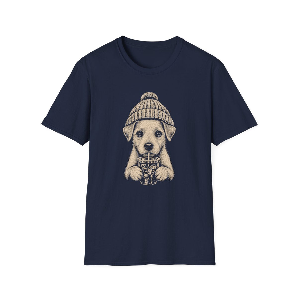 Parson Russell Terrier Cold Brew Tee - Navy