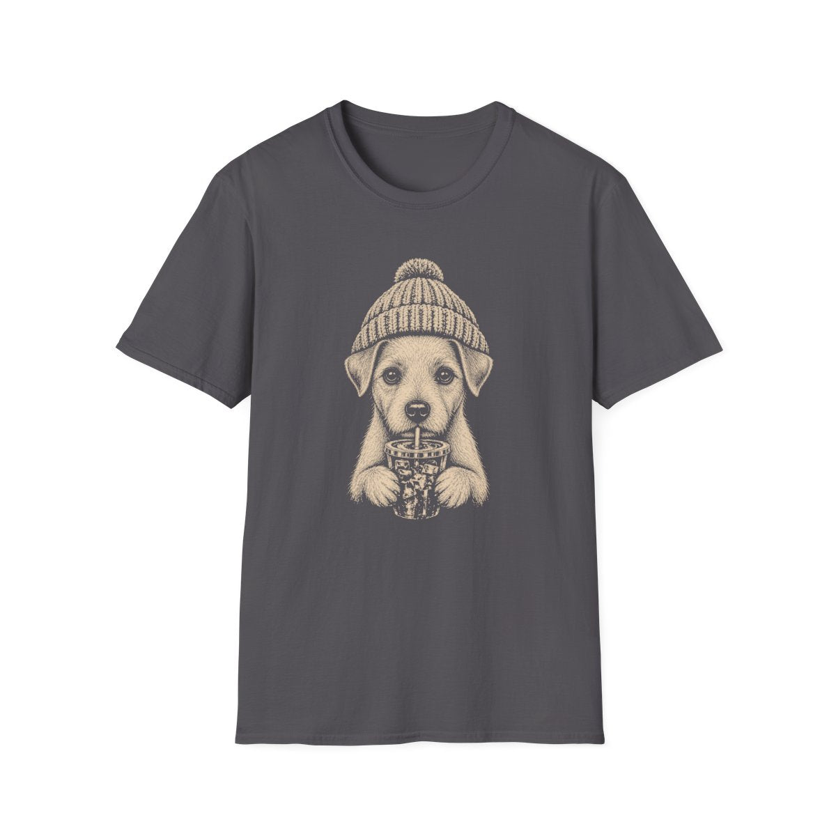 Parson Russell Terrier Cold Brew Tee - Charcoal
