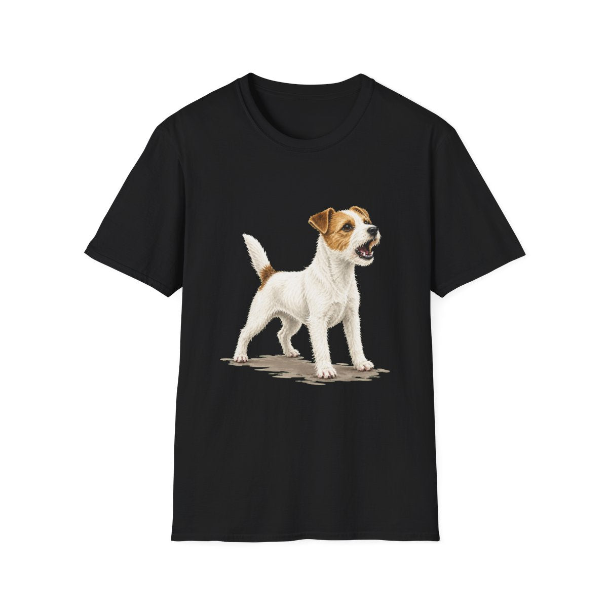 Parson Russell Terrier Head Of Security Tee - Black