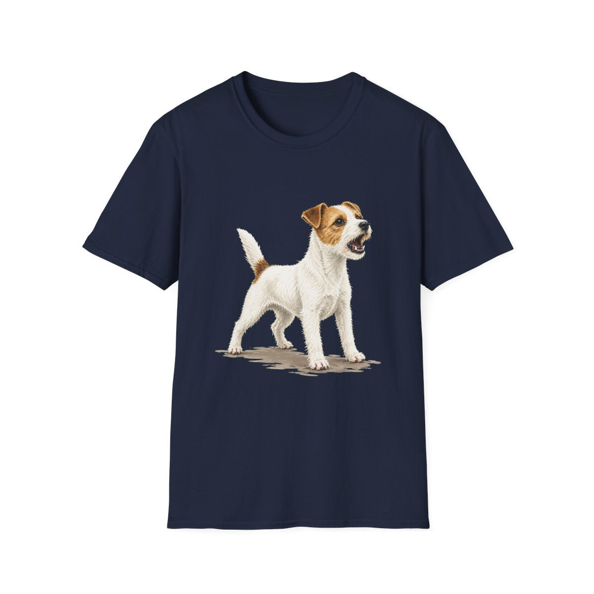 Parson Russell Terrier Head Of Security Tee - Navy