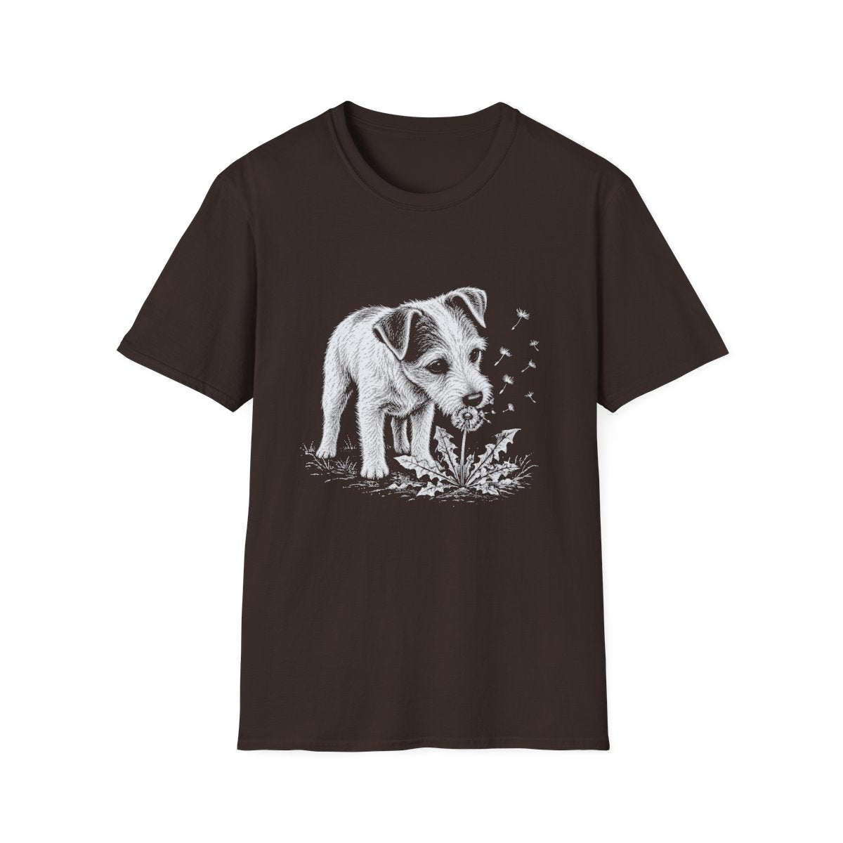 Parson Russell Terrier Make A Wish Tee - Dark Chocolate