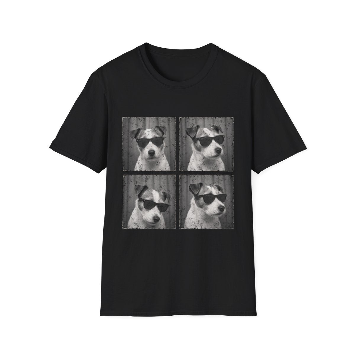 Parson Russell Terrier Photo Booth Tee - Black