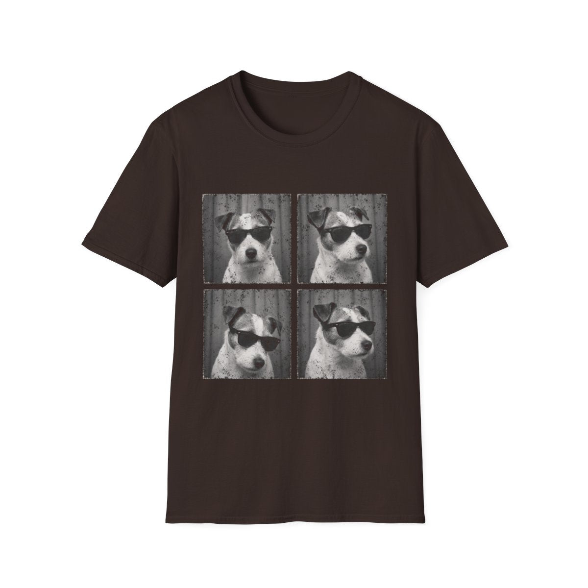 Parson Russell Terrier Photo Booth Tee - Dark Chocolate