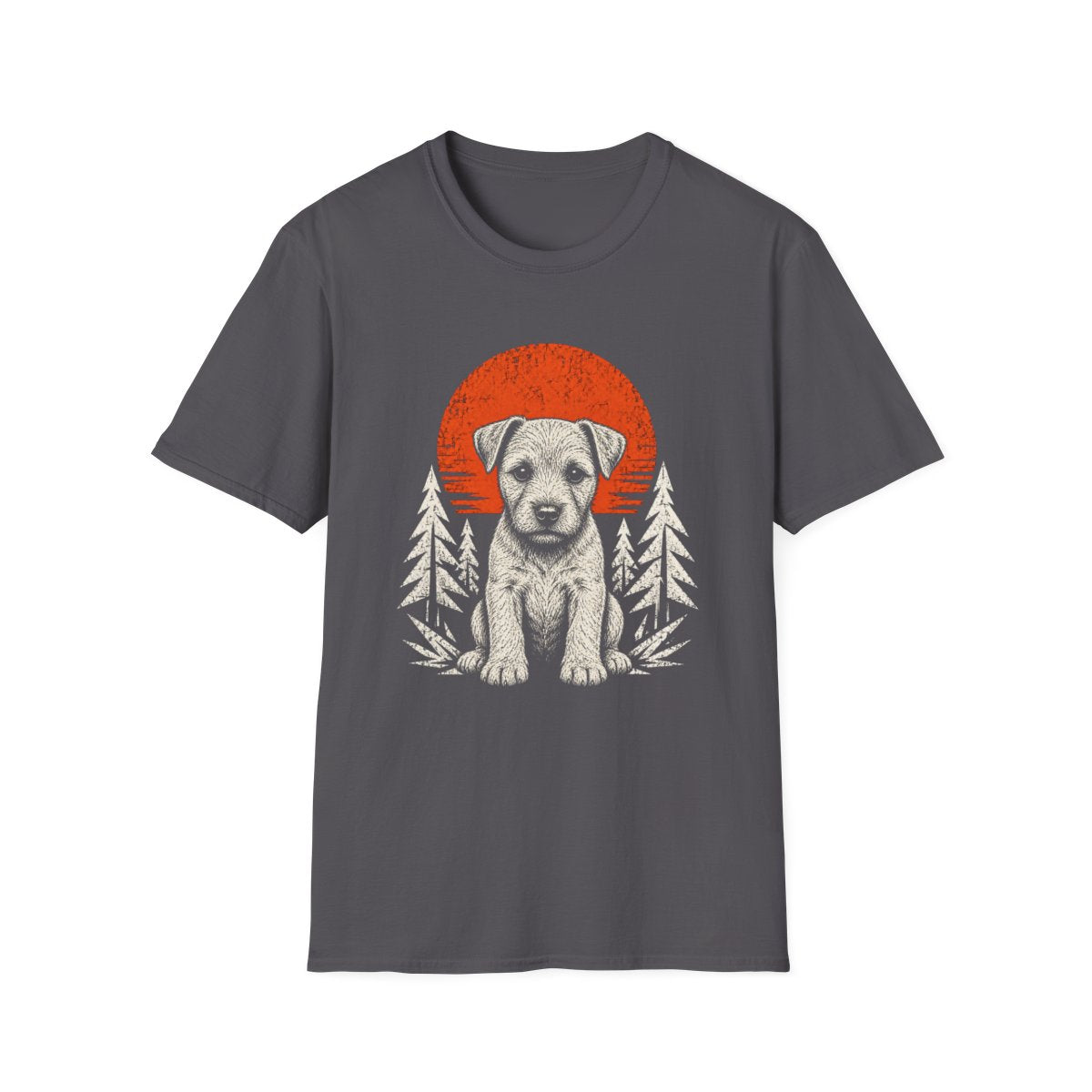 Patterdale Terrier Adventure Club Tee - Charcoal