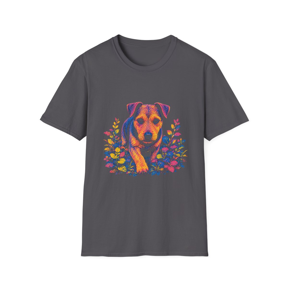Patterdale Terrier Bold Spirit Tee - Charcoal