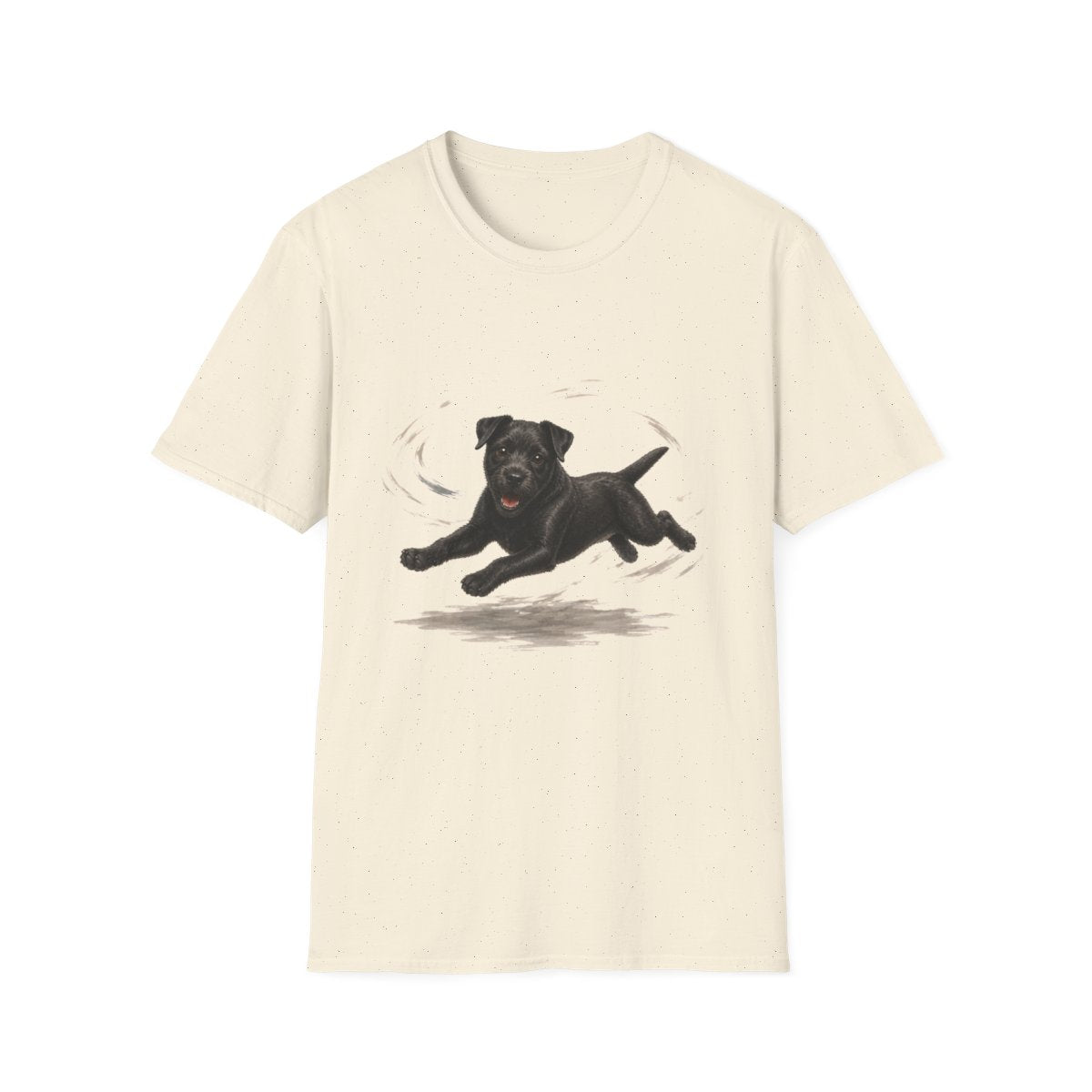 Patterdale Terrier Certified Zoomies Champion Tee - Natural