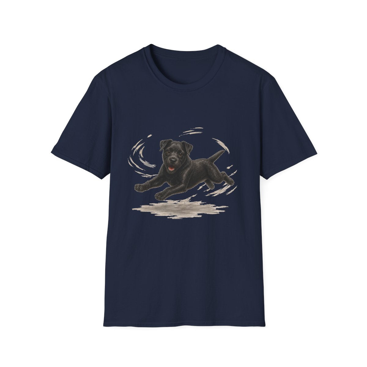 Patterdale Terrier Certified Zoomies Champion Tee - Navy