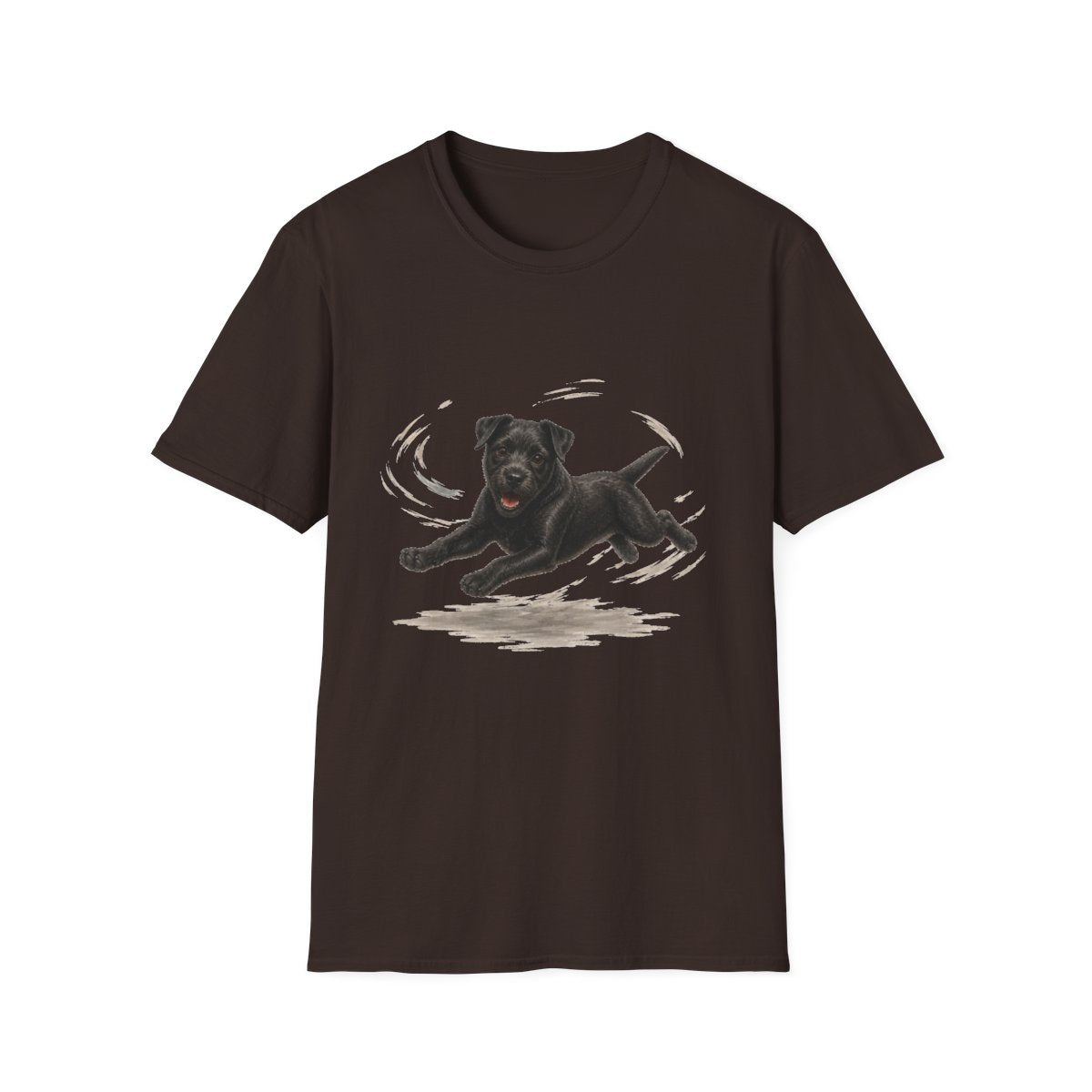 Patterdale Terrier Certified Zoomies Champion Tee - Dark Chocolate
