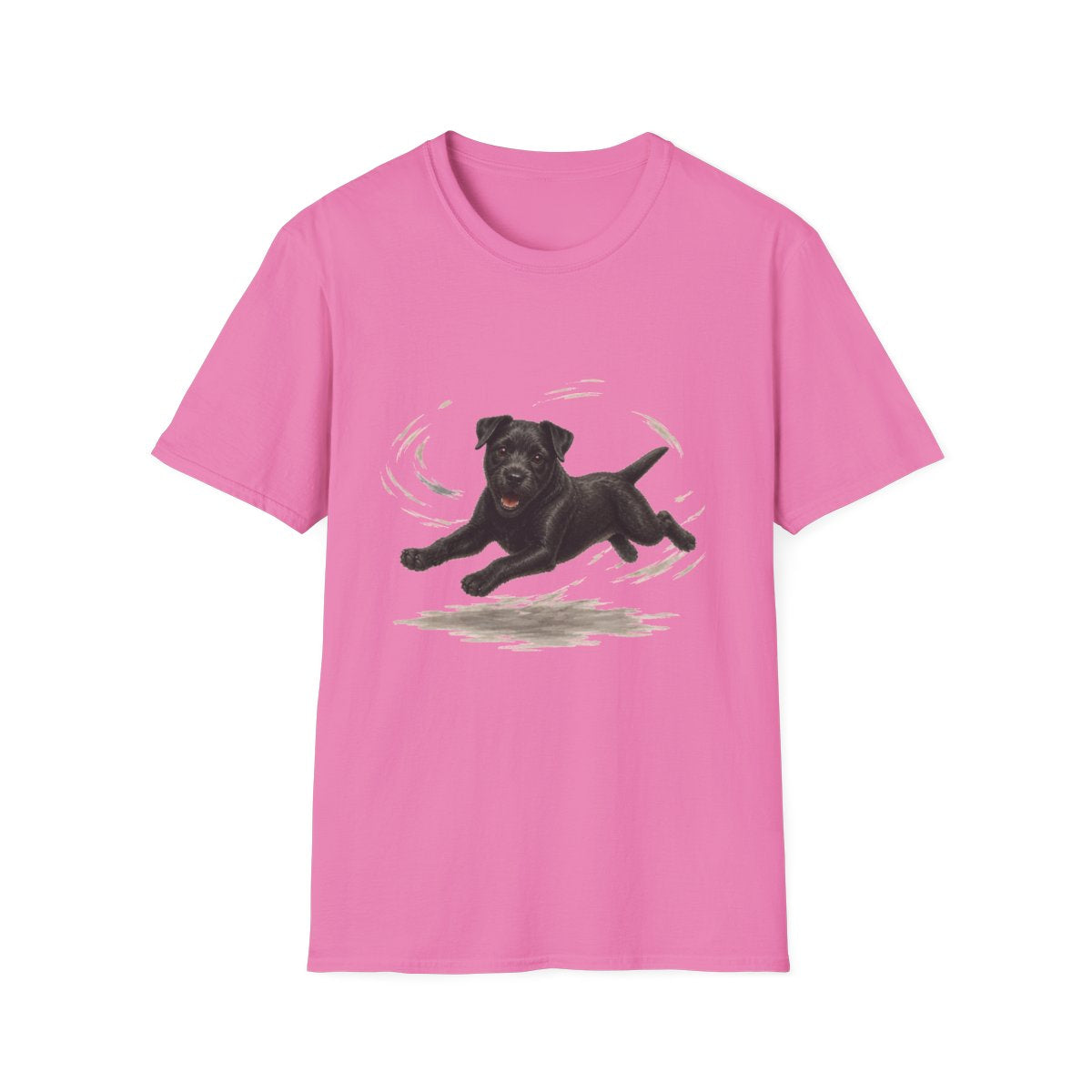 Patterdale Terrier Certified Zoomies Champion Tee - Azalea