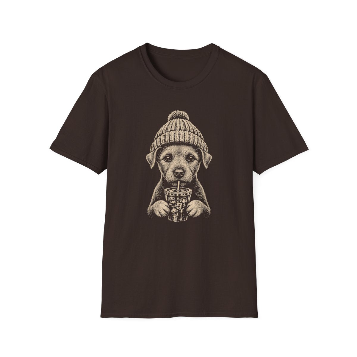 Patterdale Terrier Cold Brew Tee - Dark Chocolate