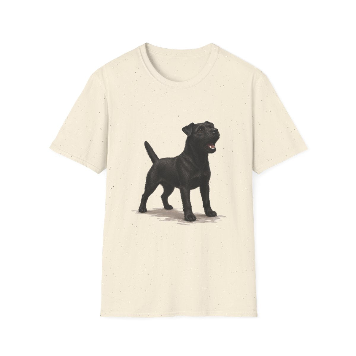 Patterdale Terrier Head Of Security Tee - Natural