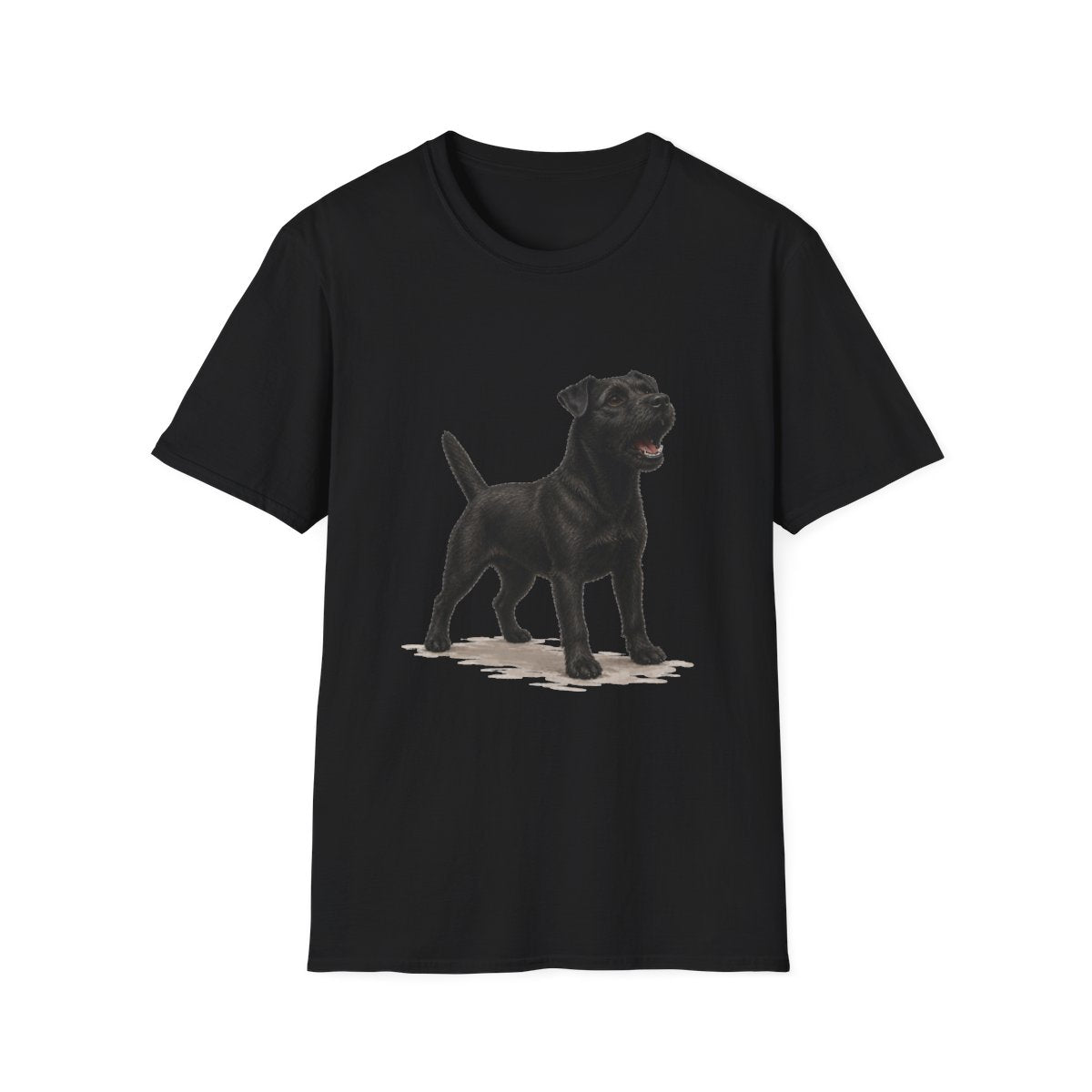Patterdale Terrier Head Of Security Tee - Black