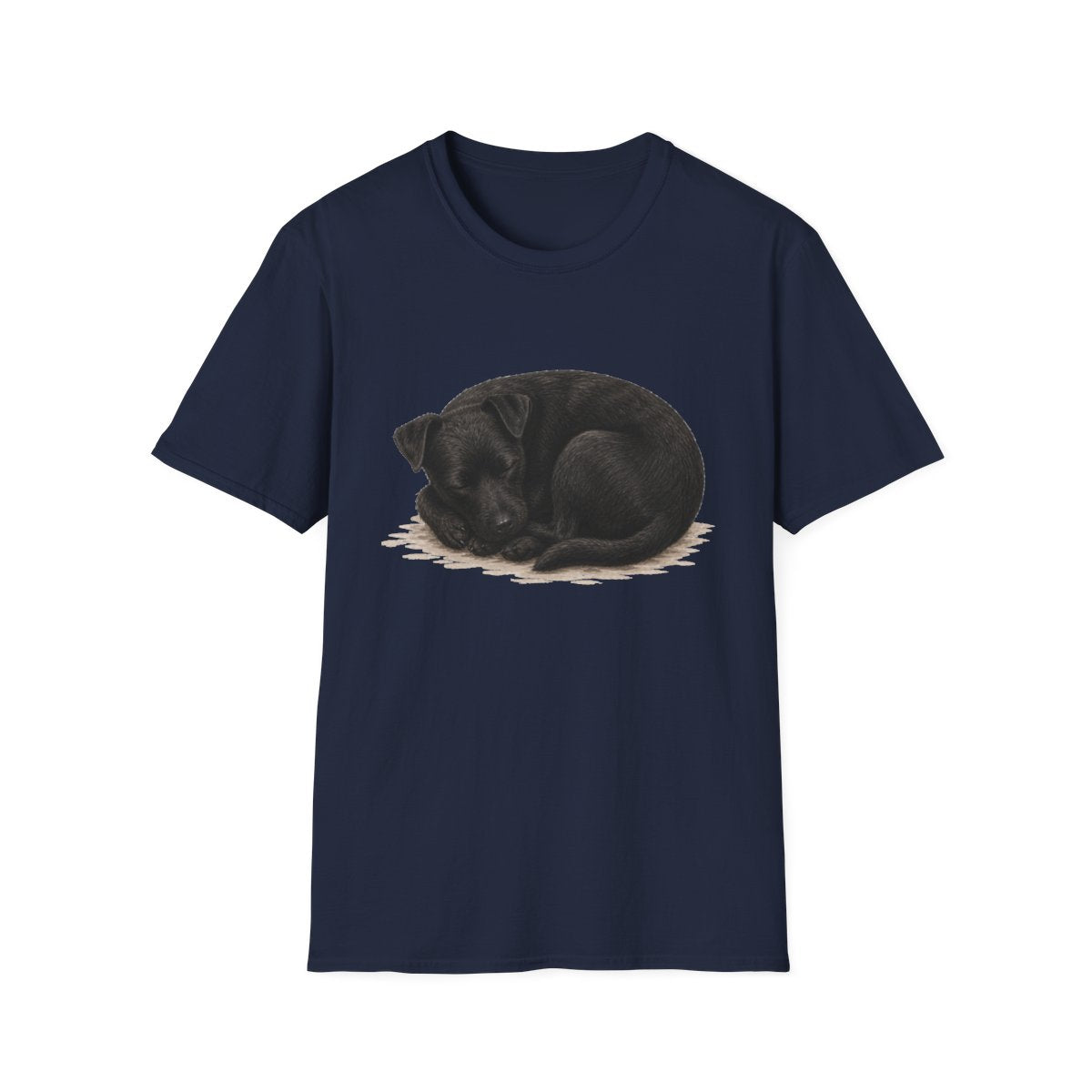 Patterdale Terrier Rest At Last Tee - Navy
