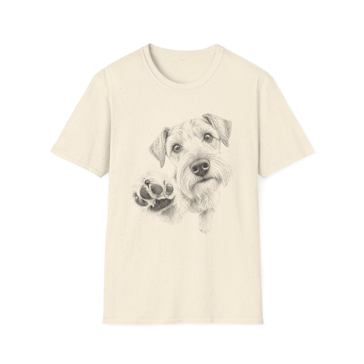 Paw Reach Cesky Terrier Tee - Natural