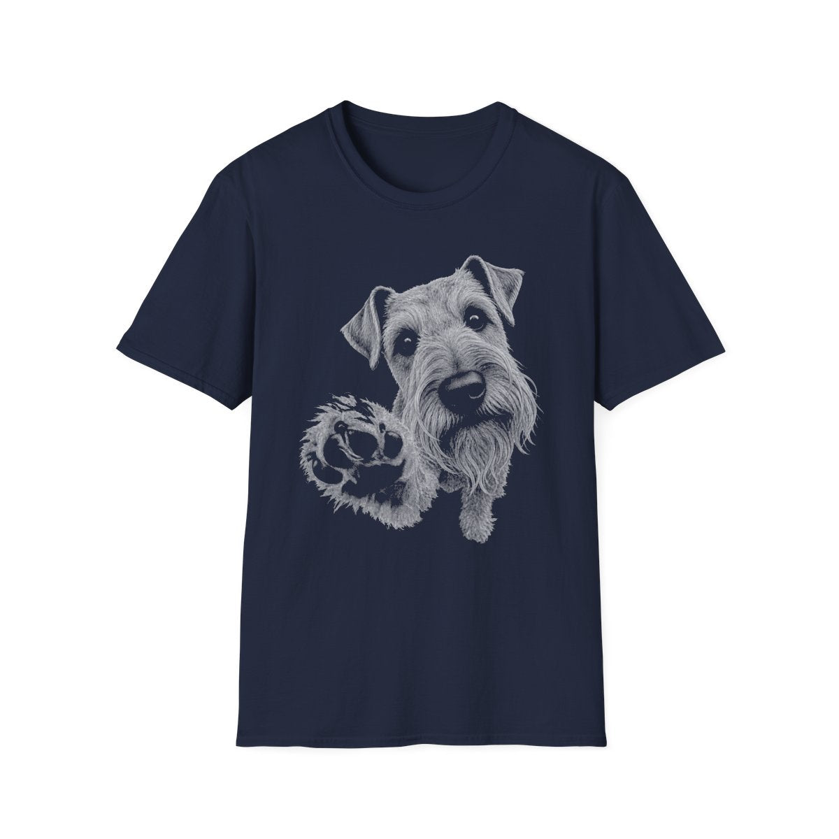 Paw Reach Cesky Terrier Tee - Navy