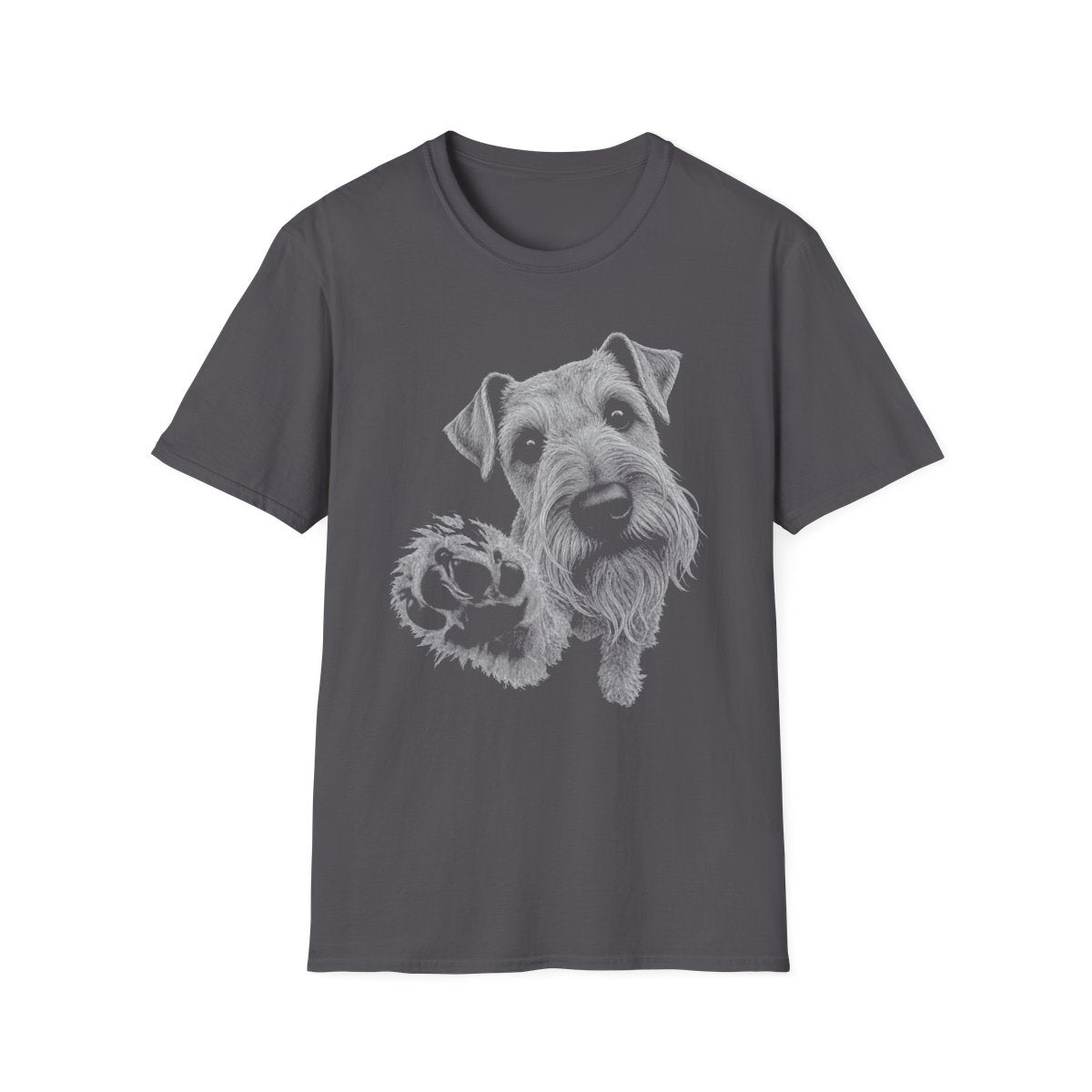 Paw Reach Cesky Terrier Tee - Charcoal