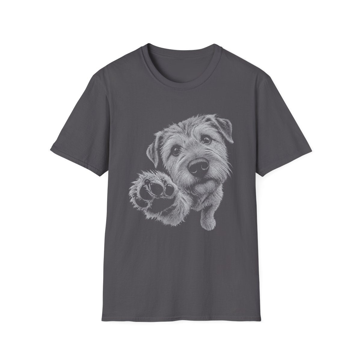 Paw Reach Glen of Imaal Terrier Tee - Charcoal