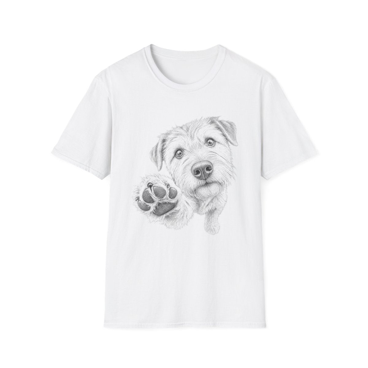 Paw Reach Glen of Imaal Terrier Tee - White