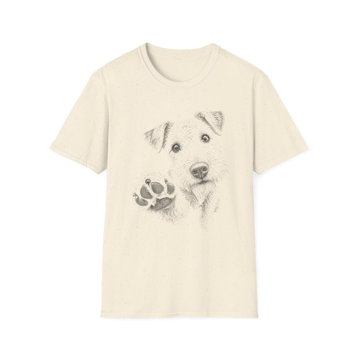 Paw Reach Lakeland Terrier Tee - Natural