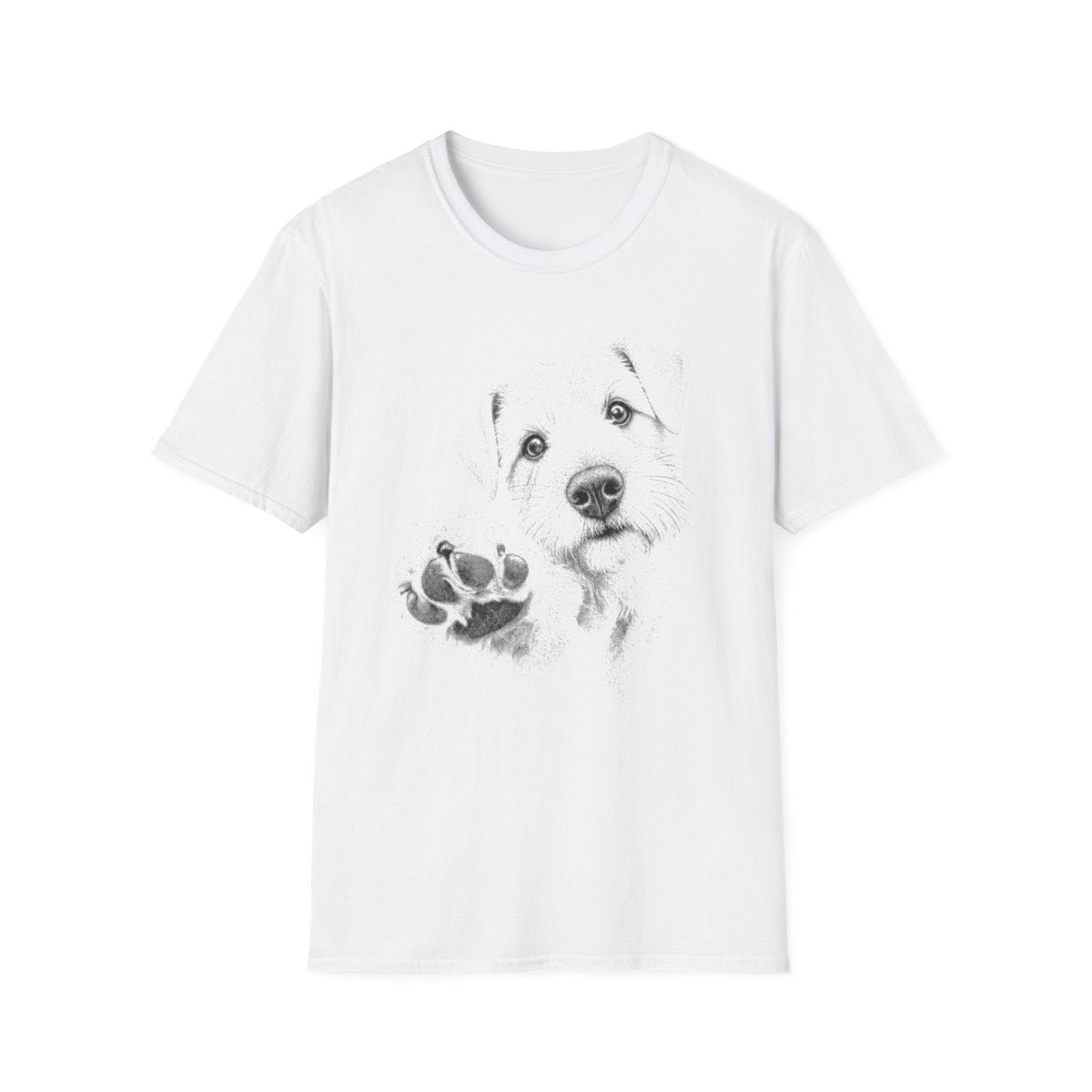 Paw Reach Sealyham Terrier Tee - White