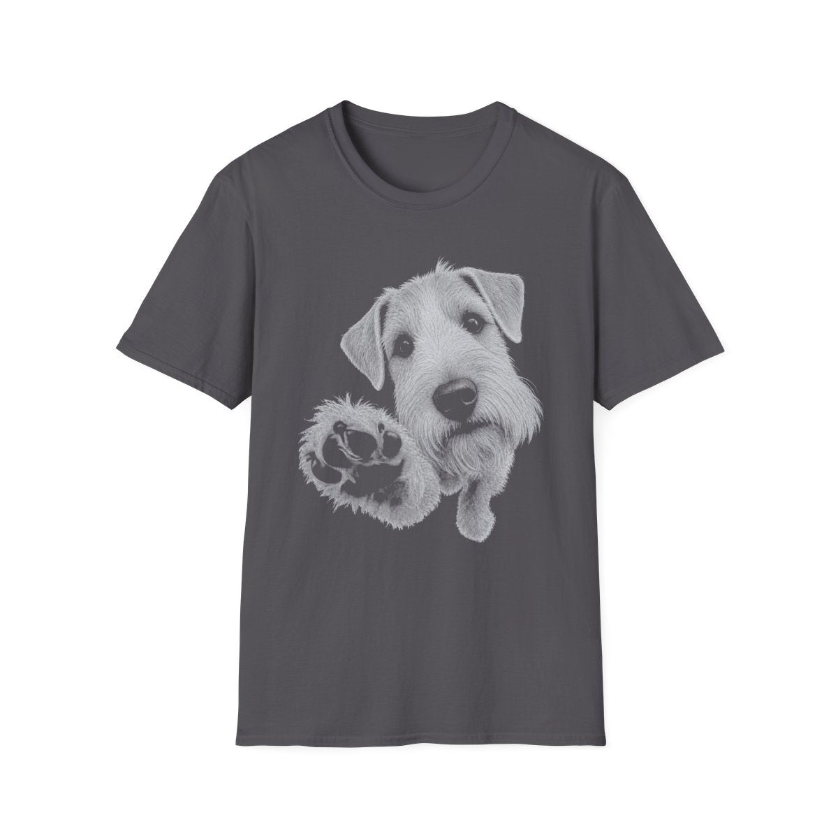 Paw Reach Sealyham Terrier Tee - Charcoal