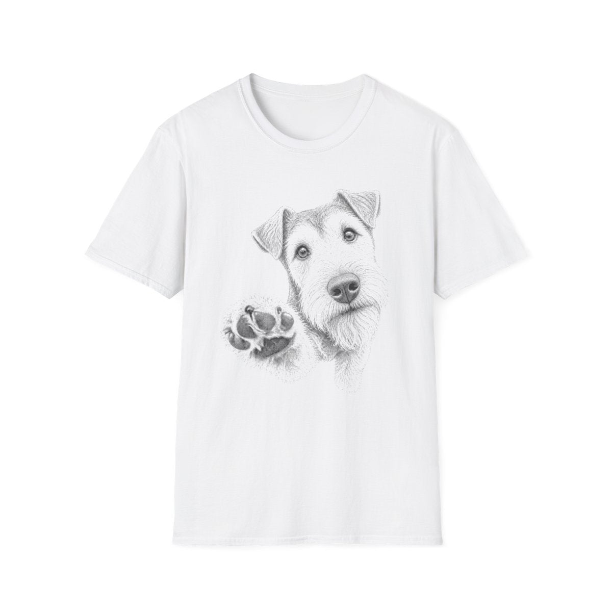 Paw Reach Welsh Terrier Tee - White