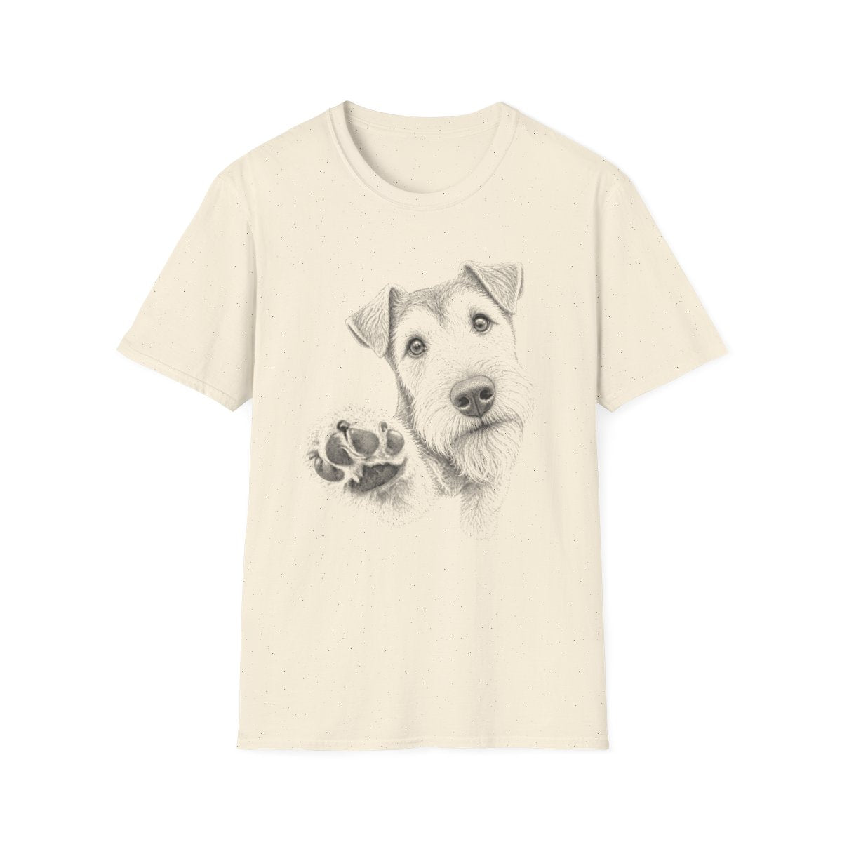 Paw Reach Welsh Terrier Tee - Natural