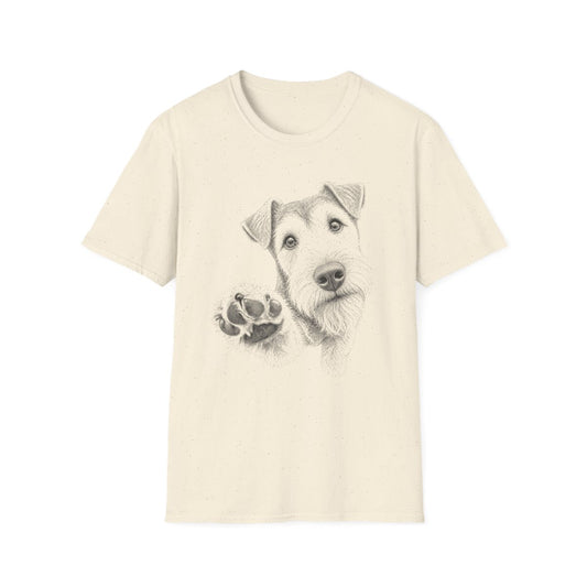 Paw Reach Welsh Terrier Tee - Natural