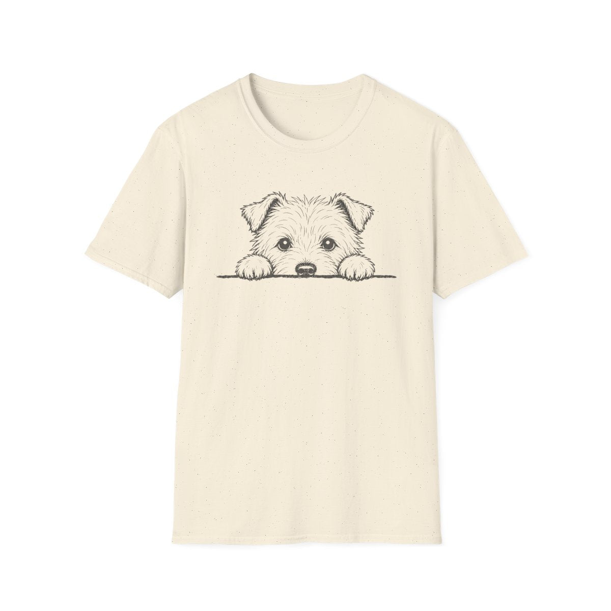 Peekaboo Glen of Imaal Terrier Tee - Natural