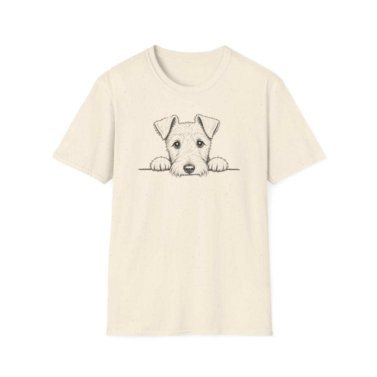Peekaboo Irish Terrier Tee - Natural