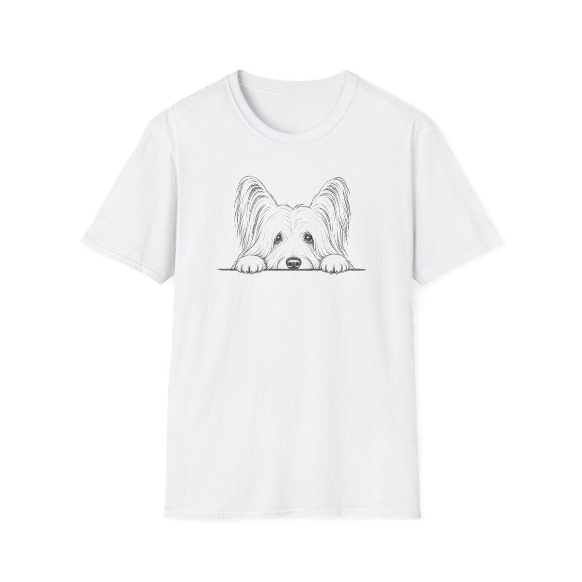 Peekaboo Skye Terrier Tee - White