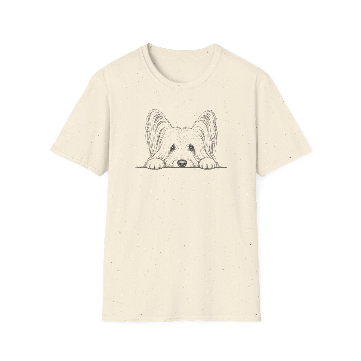 Peekaboo Skye Terrier Tee - Natural