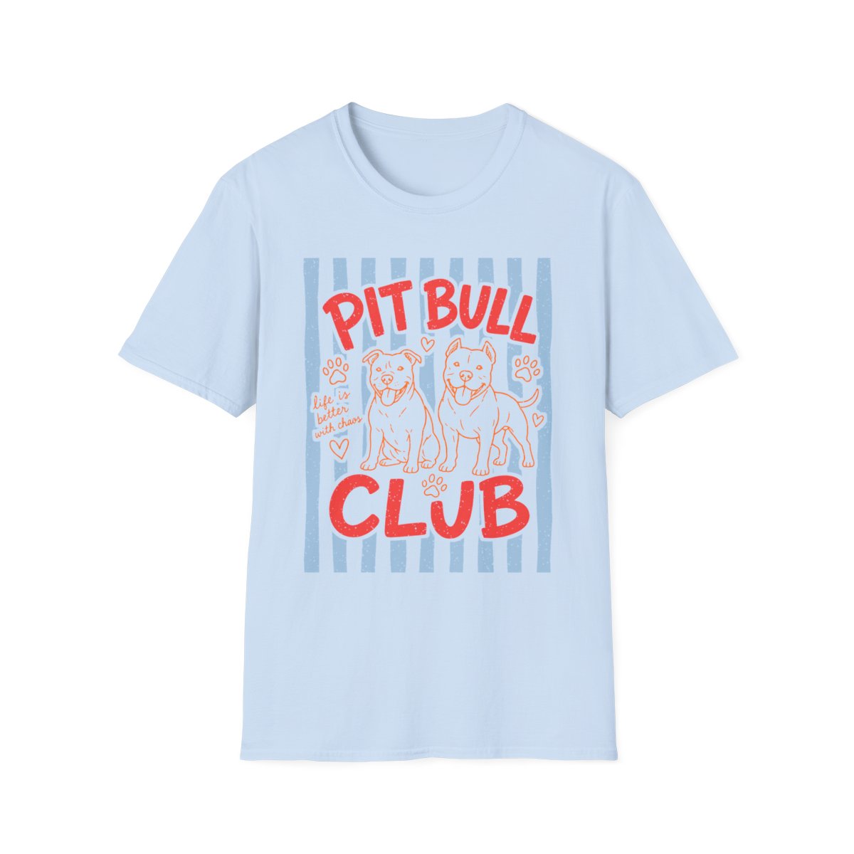 Pit Bull Club Tee - Light Blue