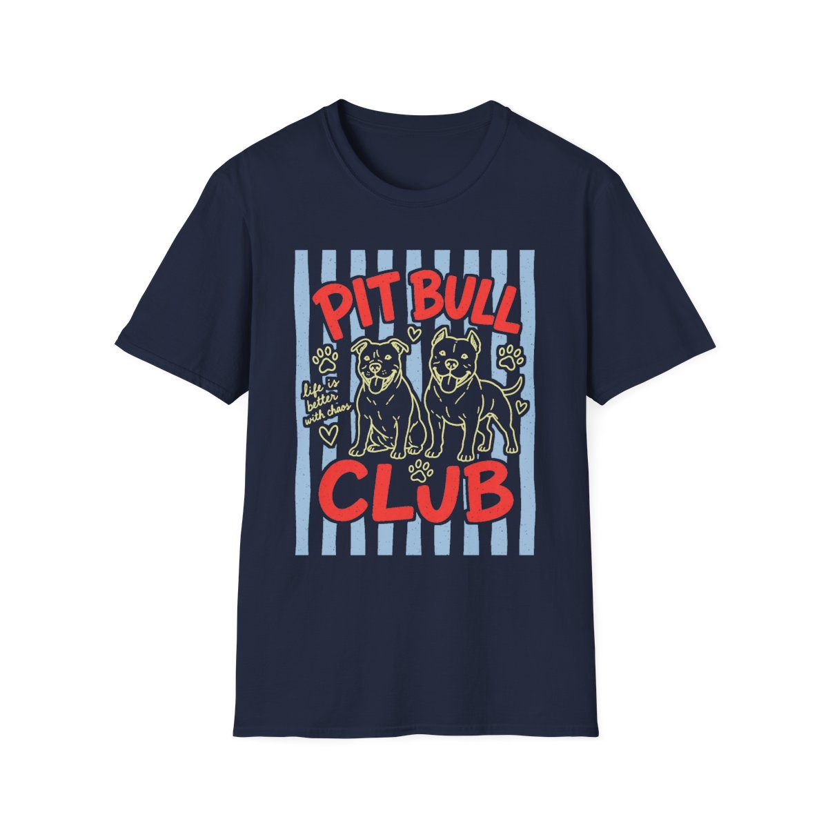 Pit Bull Club Tee - Navy